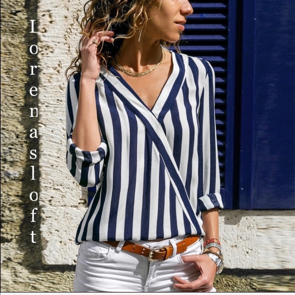 Elegant and Casual Chiffon Strapped Blouse